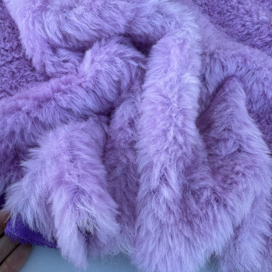 Long Alpaca - Hand Dyed Lilac - Fat 1/4m - APR016