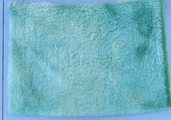 Long Alpaca - Hand Dyed Sage Batik - Fat 1/4m - APR017