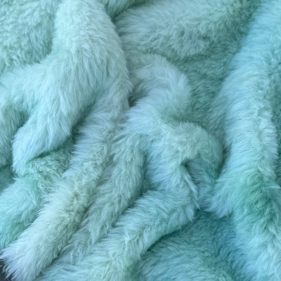 Long Alpaca - Hand Dyed Sage Batik - Fat 1/4m - APR017