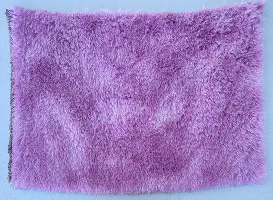 Long Alpaca - Hand Dyed Orchid Plum Batik - Fat 1/4m - APR020