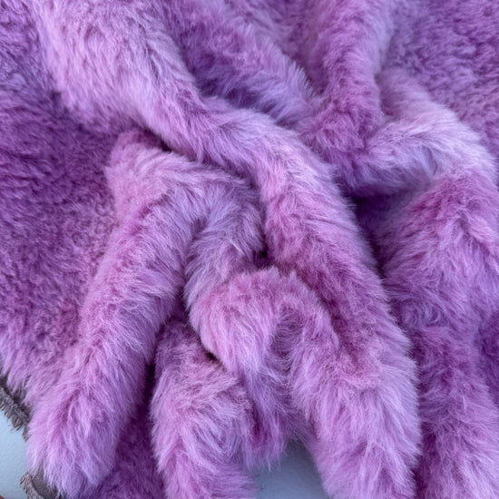 Long Alpaca - Hand Dyed Orchid Plum Batik - Fat 1/4m - APR020