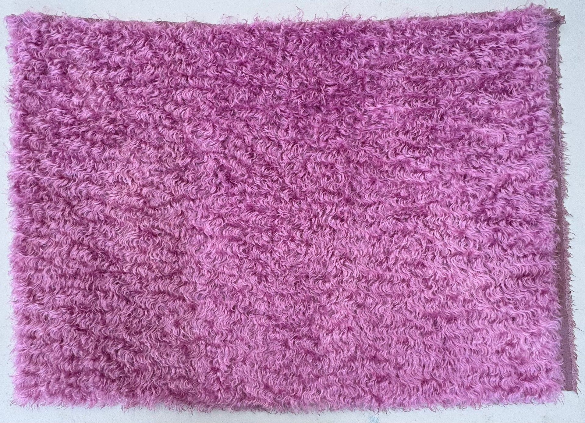 Wiggly Mohair - Hand Dyed Dusky Plum - Fat 1/4m - APR031