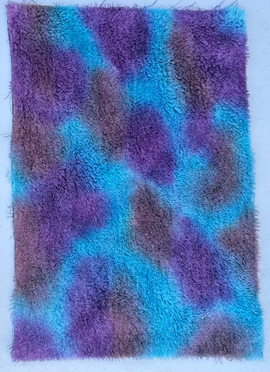 10mm Alpaca  - Hand Dyed Enchanted Stream - Fat 1/8m  - APR064