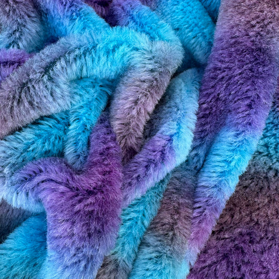10mm Alpaca  - Hand Dyed Enchanted Stream - Fat 1/8m  - APR064