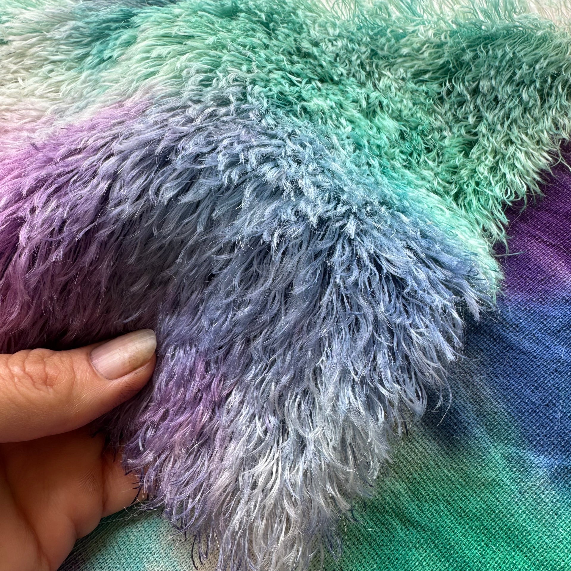 25mm String Mohair - Hand Dyed Fairyland - Fat 1/8m - FEB025