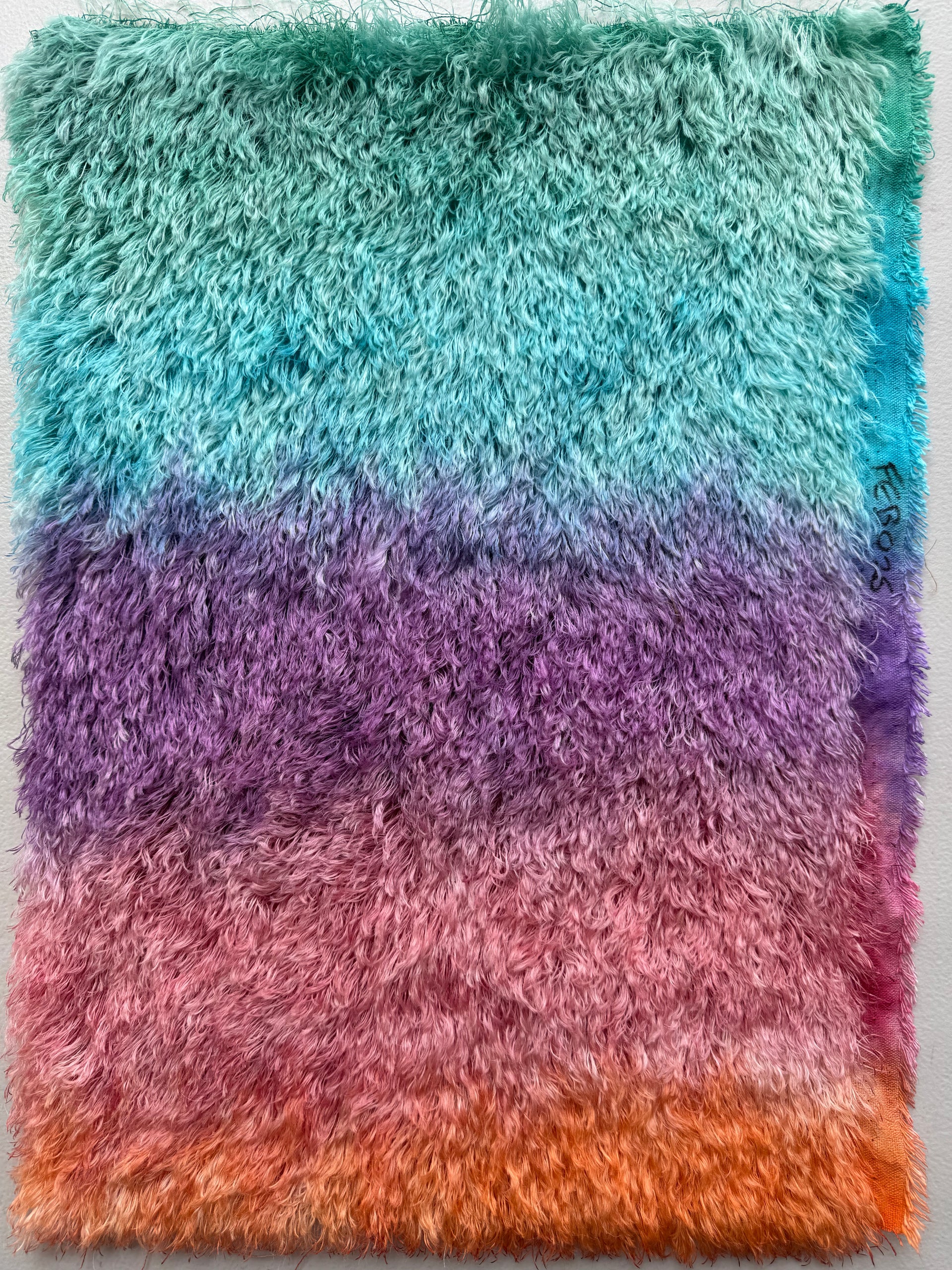 25mm String Mohair - Hand Dyed Sunrise - Fat 1/8m - FEB026