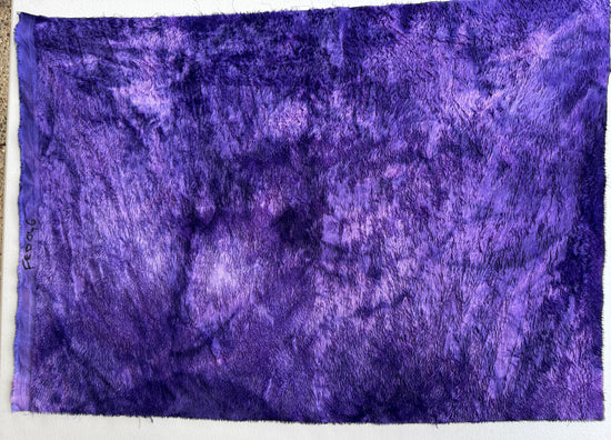 Standard Viscose - Hand Dyed Inky Violet Batik - Fat 1/4m - FEB046