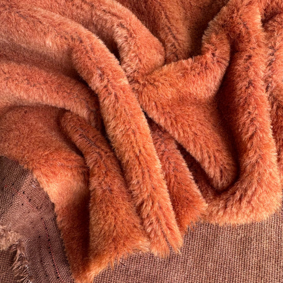 10mm Alpaca  - Hand Dyed Warm Spice - Fat 1/4m  - FEB074