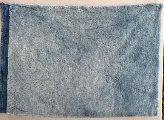 10mm Alpaca  - Hand Dyed Washed Denim - Fat 1/4m  - FEB075
