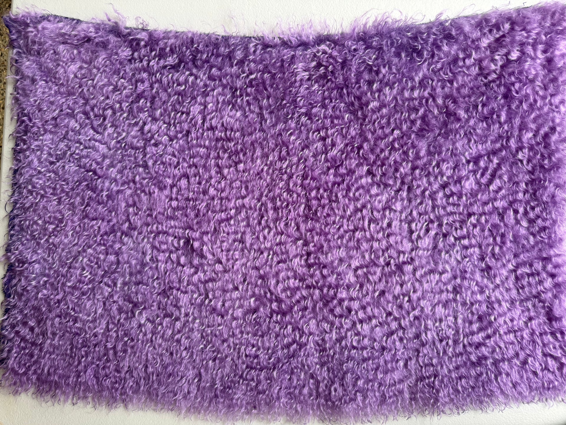 Curlylocks Mohair - Hand Dyed Orchid Purple - Fat 1/4m - FEB091