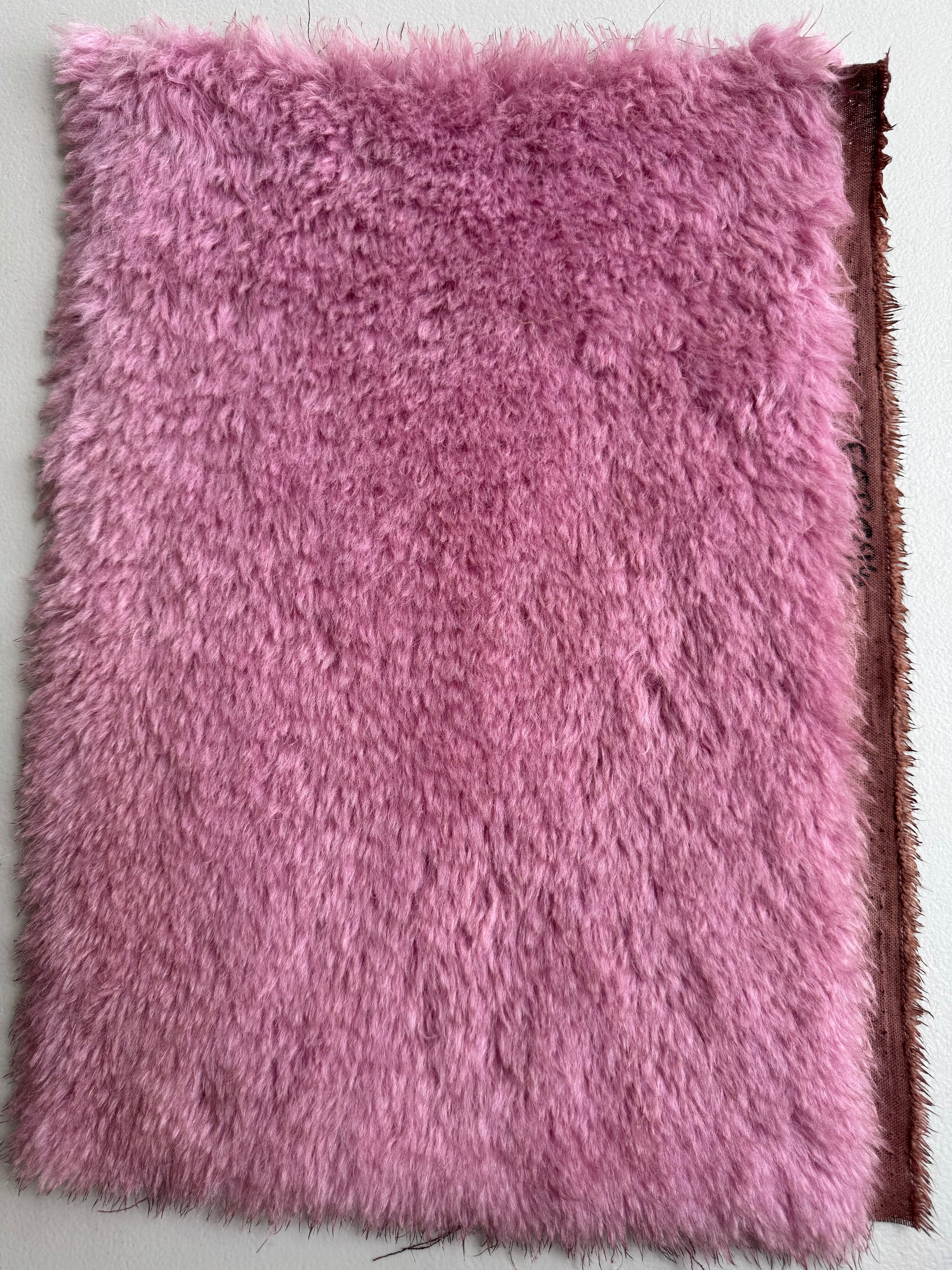Long Alpaca - Hand Dyed Chocolate Rose - Fat 1/8m - FEB094