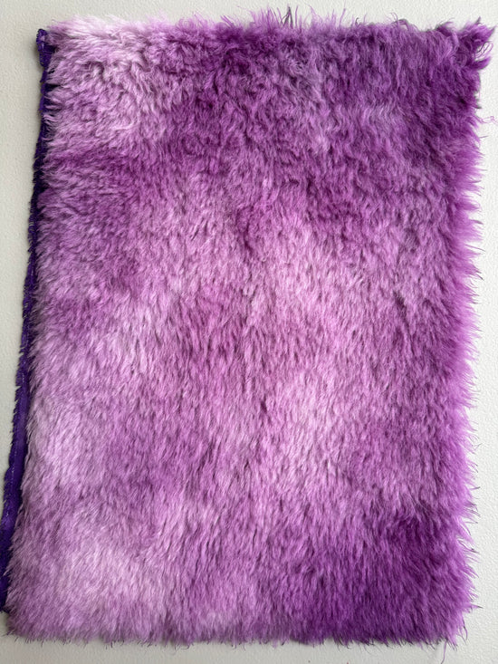 Long Alpaca - Hand Dyed Orchid Batik - Fat 1/8m - FEB095
