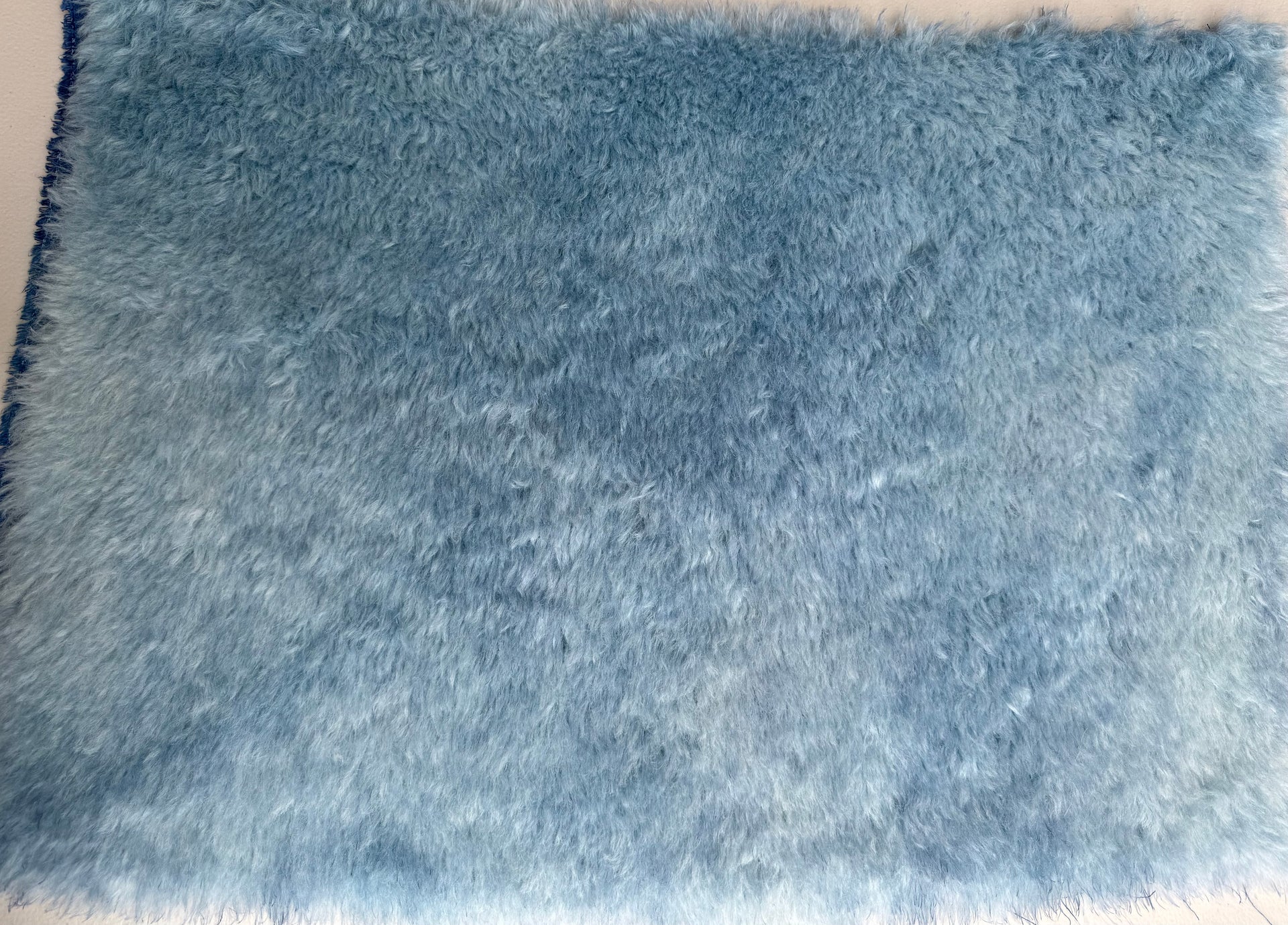 Long Alpaca - Hand Dyed Acid Wash Denim - Fat 1/4m - FEB106