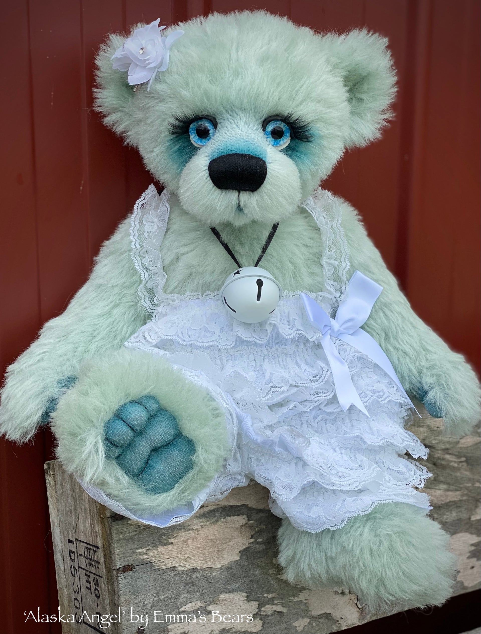 Alaska Angel - 18" Christmas 2023 Artist Bear by Emma's Bears - OOAK