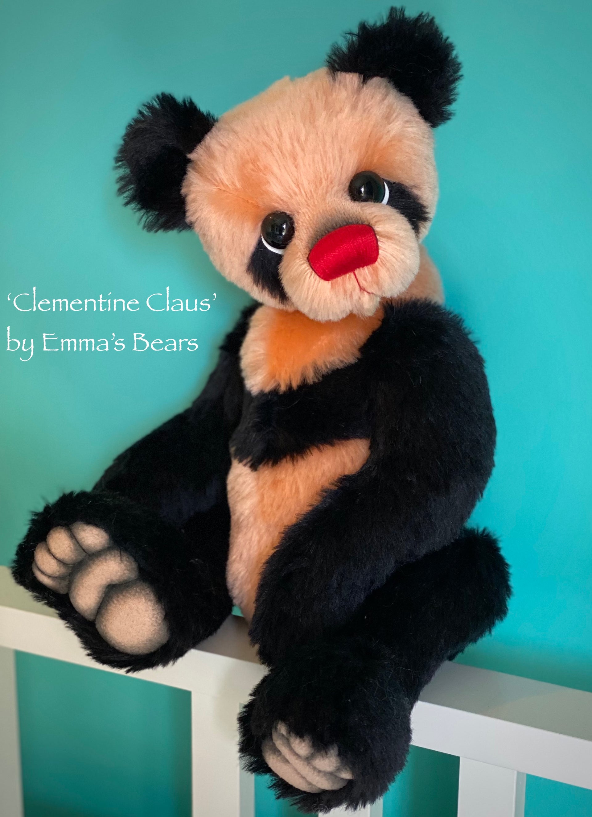 Clementine Claus - 17" Christmas 2023 Artist Bear by Emma's Bears - OOAK