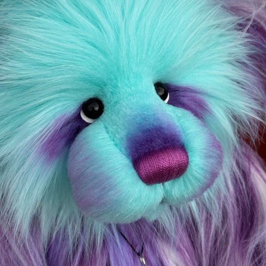 Moonjewel Dove - 17" faux fur bear by Emmas Bears - OOAK