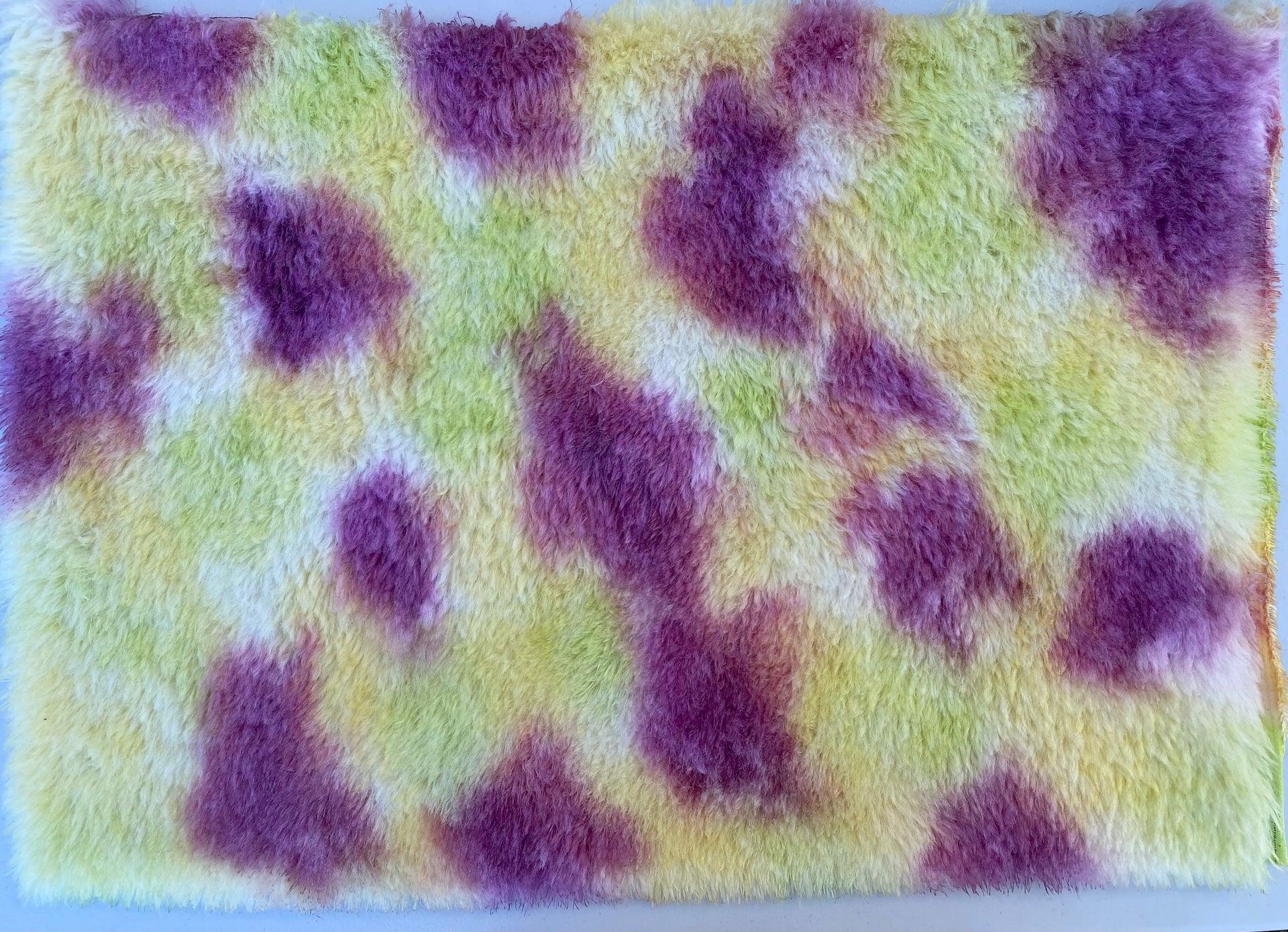 Long Alpaca - Hand Dyed Fruit Salad - Fat 1/4m - MAY060