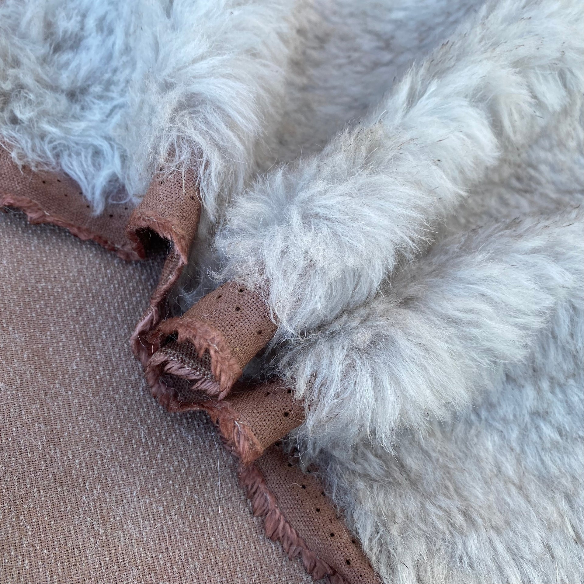 Long Alpaca - Hand Dyed Wood Smoke - Fat 1/4m - MAY063