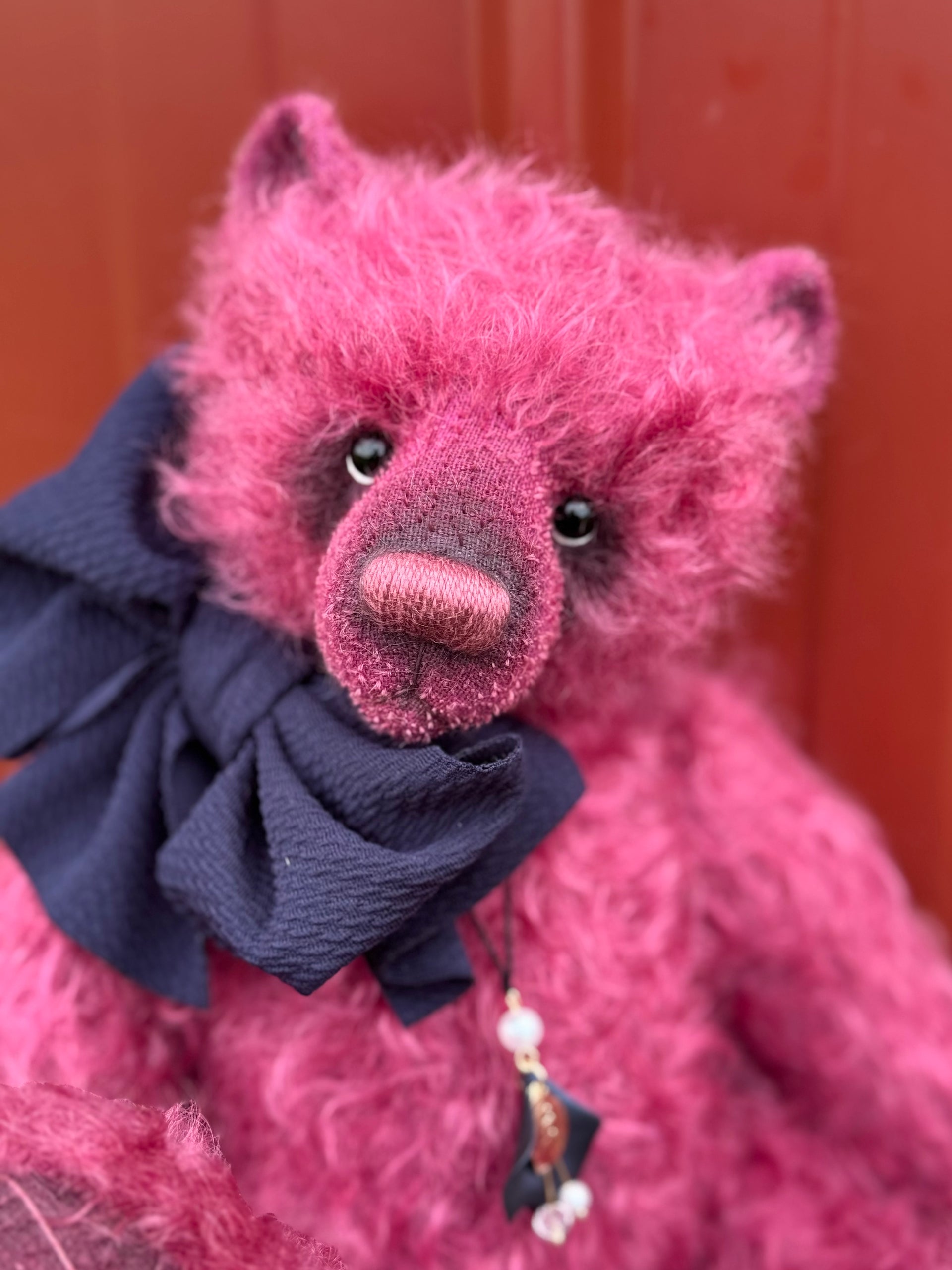 Figberry - 13" Traditional mohair bear by Emma's Bears - OOAK