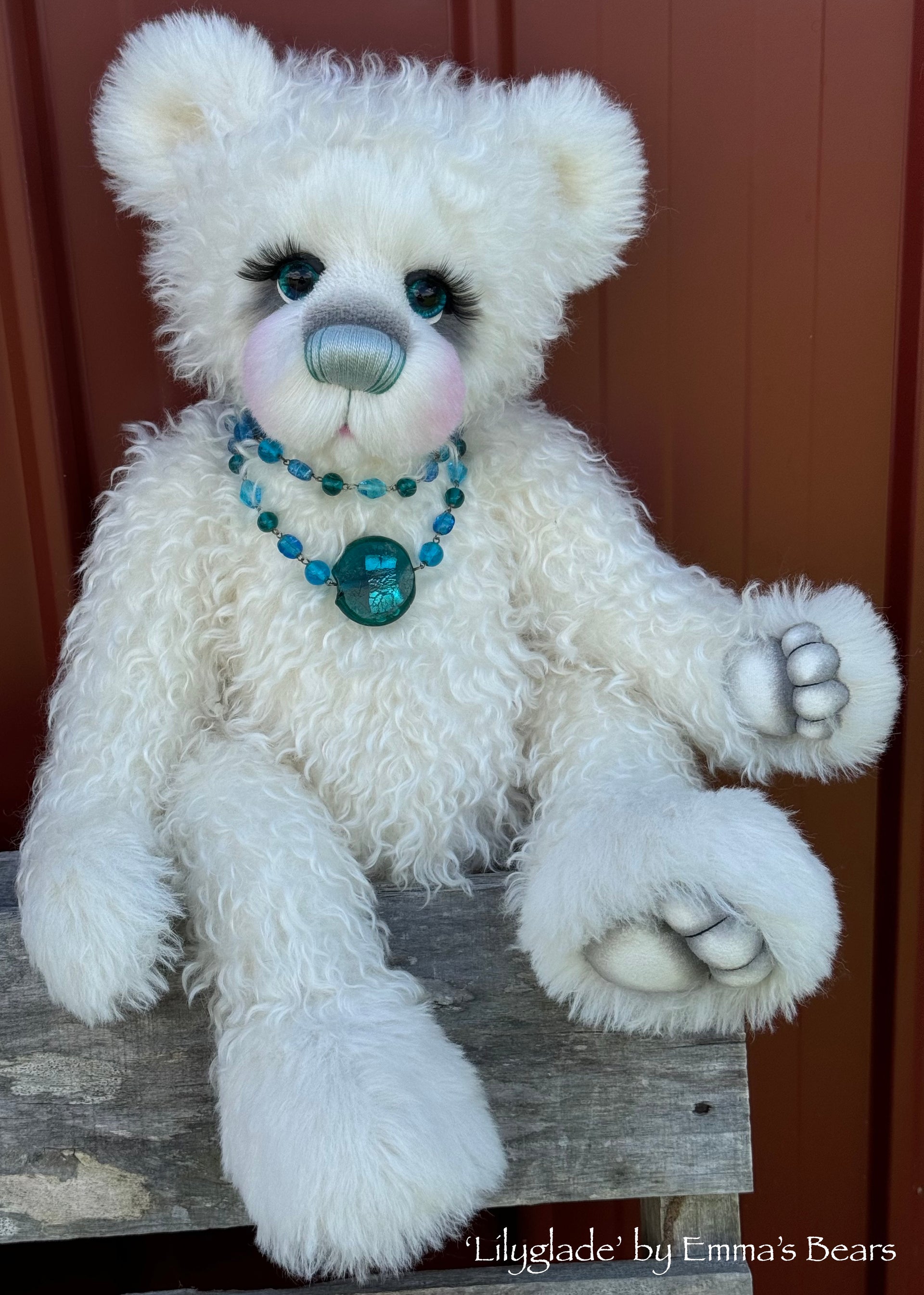 Lilyglade - 22" Mohair and Alpaca Artist Bear by Emma's Bears - OOAK