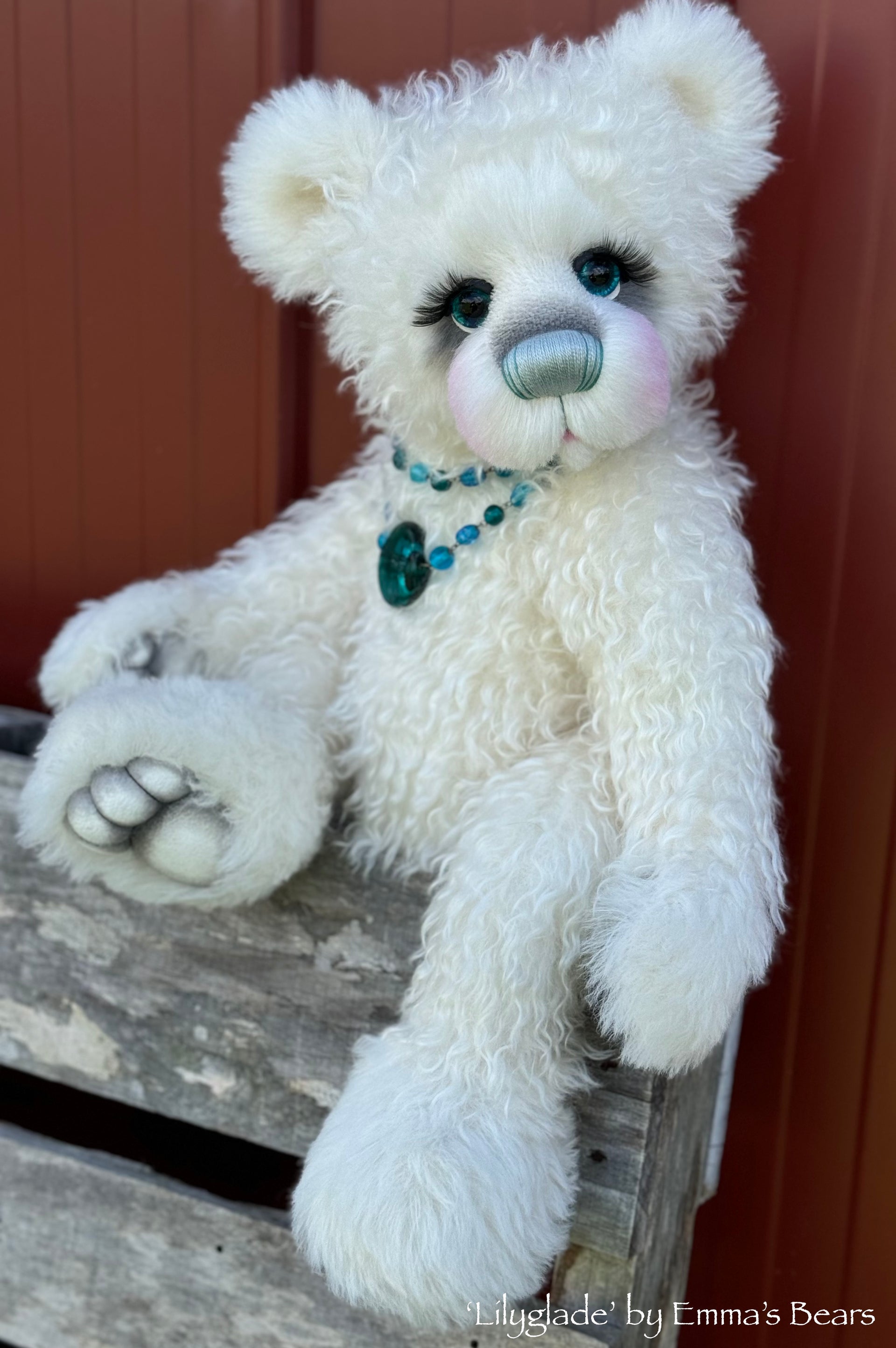 Lilyglade - 22" Mohair and Alpaca Artist Bear by Emma's Bears - OOAK