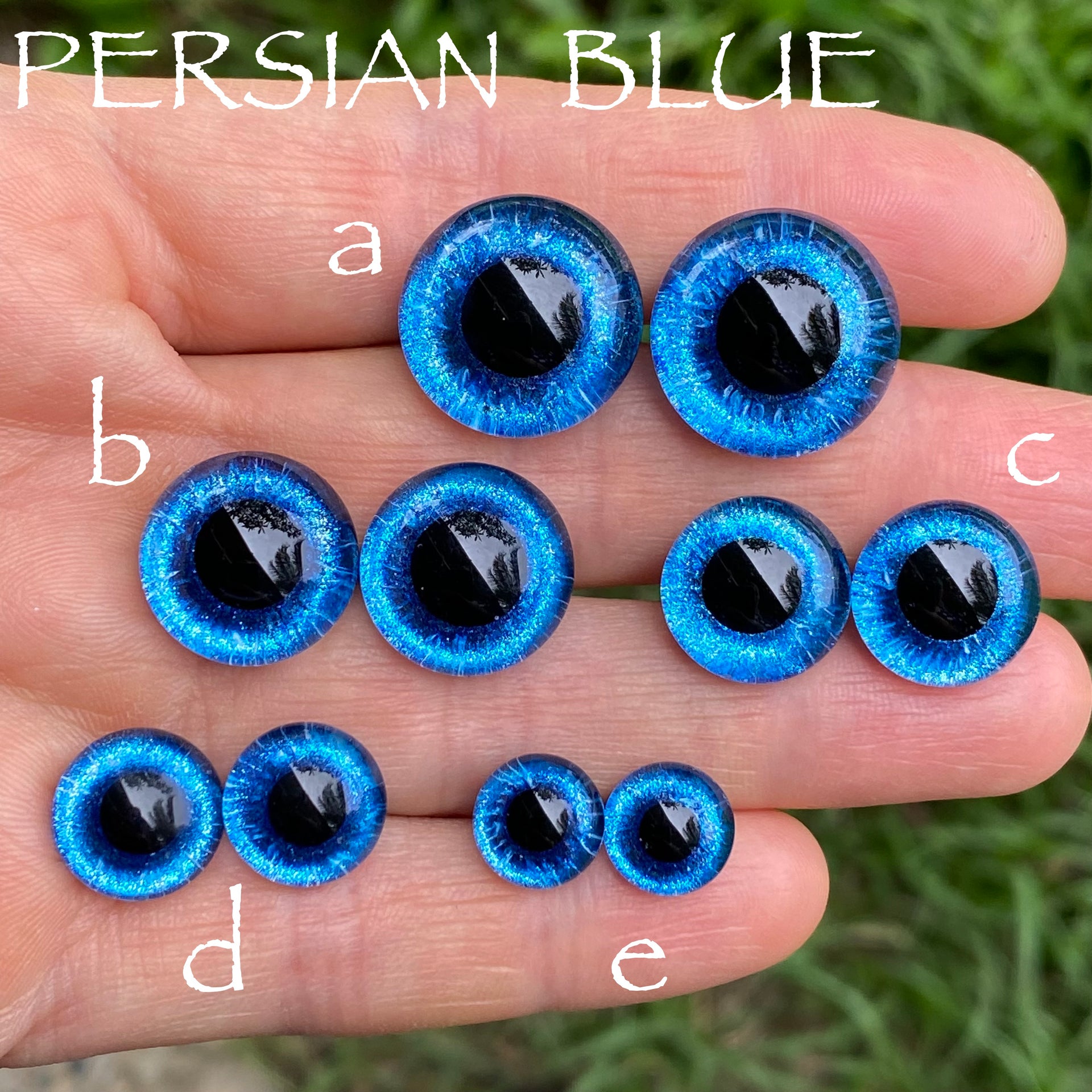 Hand Painted Eyes -Persian Blue