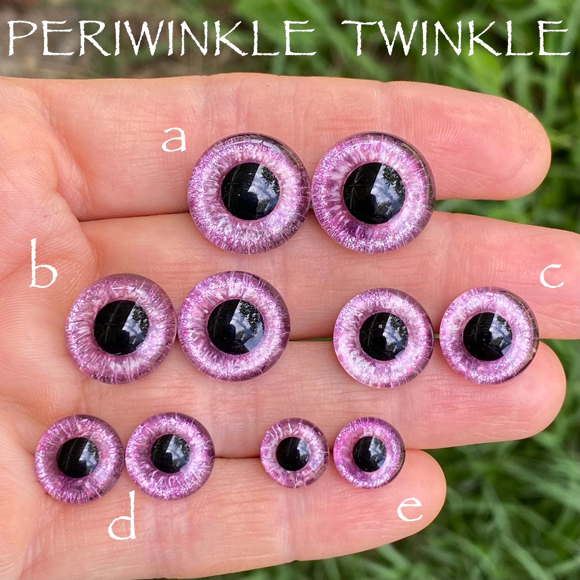 Hand Painted Eyes - Periwinkle Twinkle