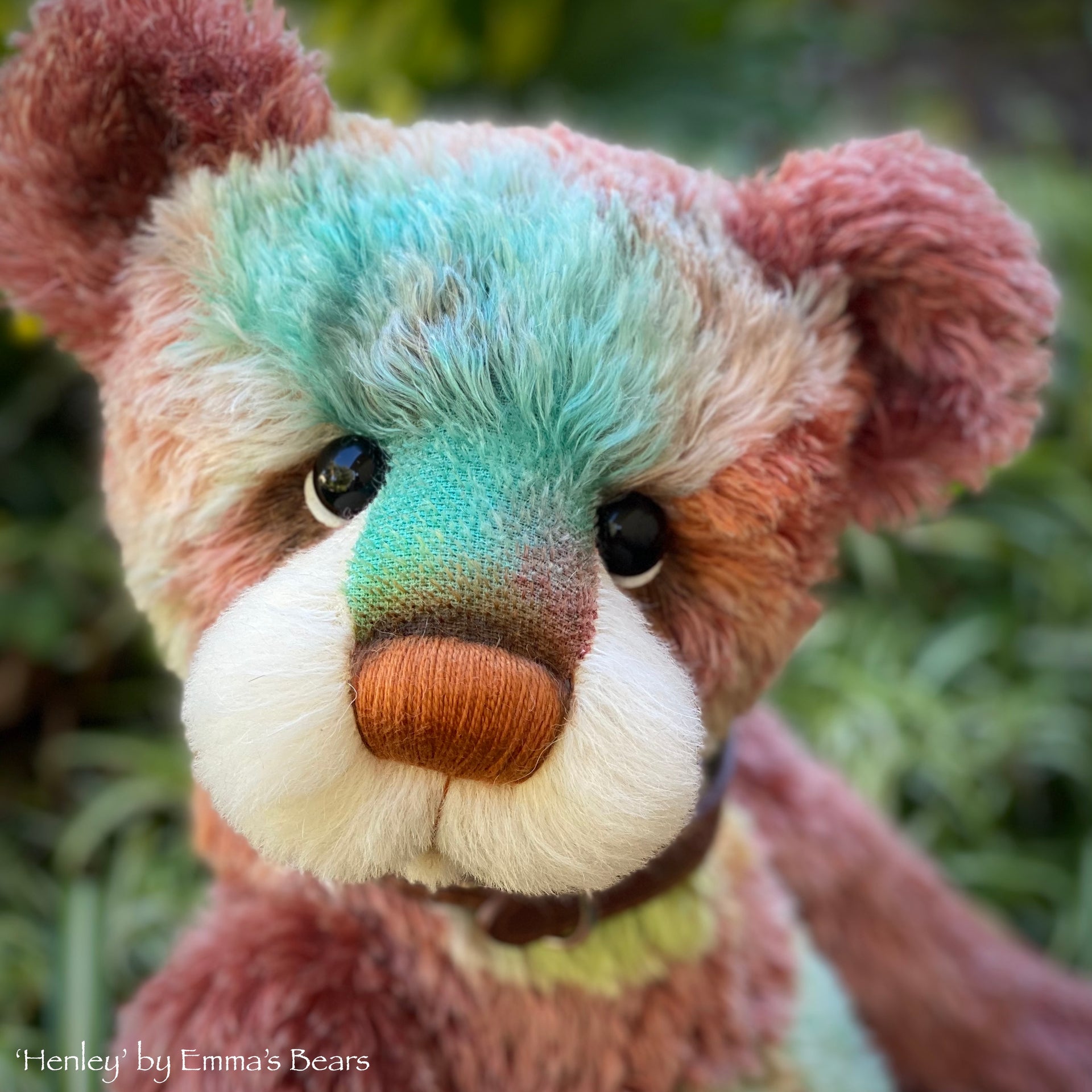 Henley - 21" Hand-Dyed Mohair Artist Bear by Emma's Bears - OOAK