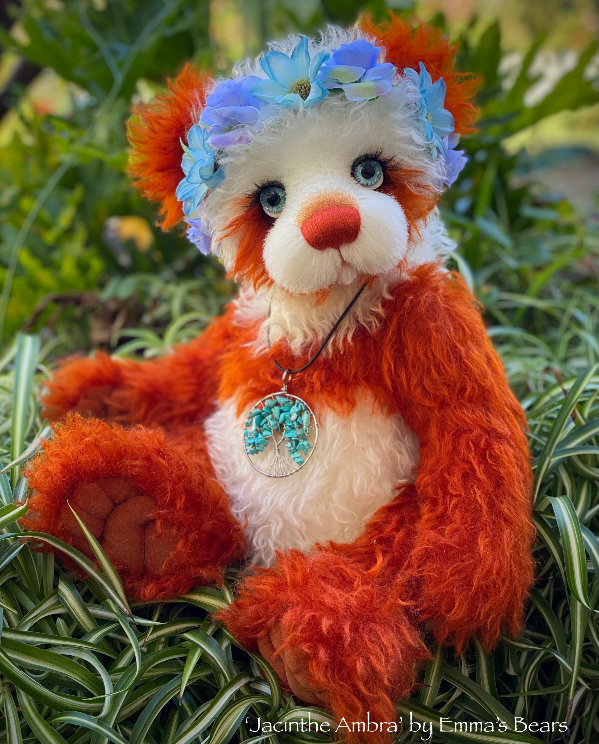 Jacinthe Ambra - 17" Mohair Artist Bear by Emma's Bears - OOAK