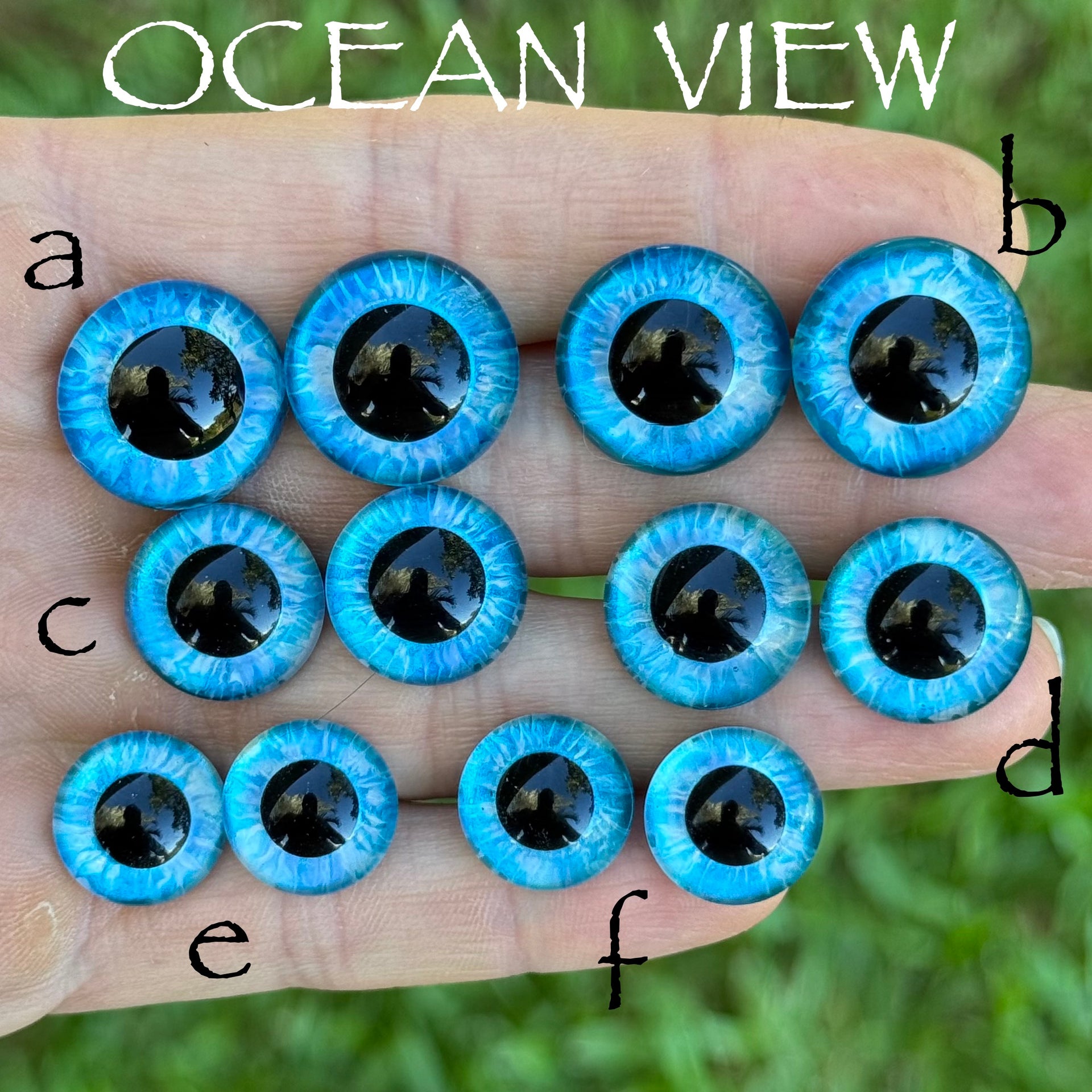Hand Painted Eyes - Ocean View