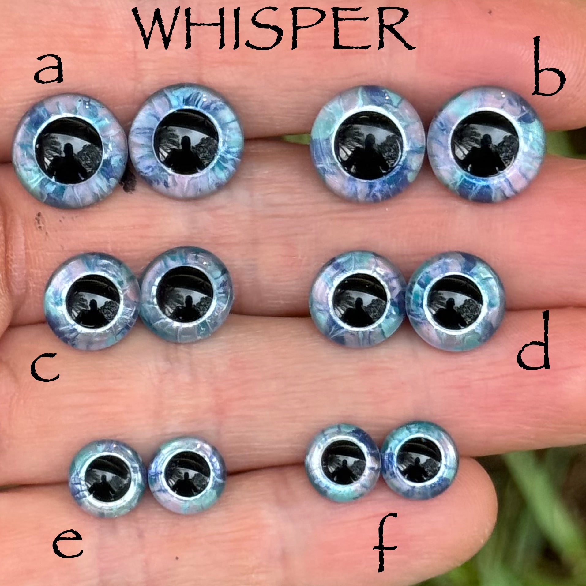 Hand Painted Eyes - Whisper