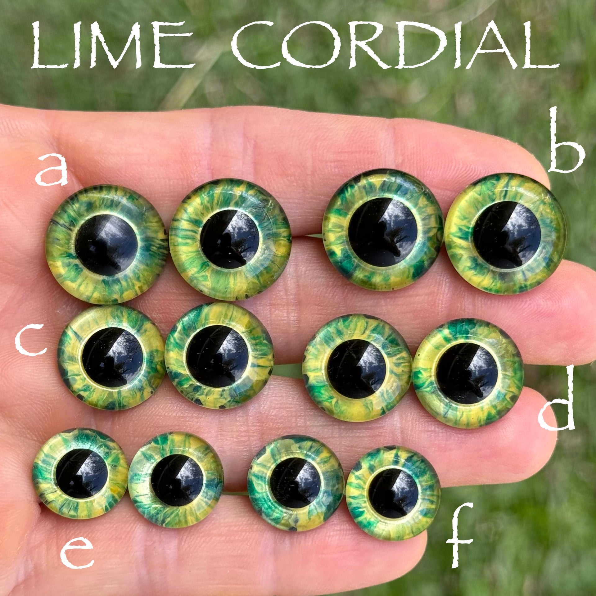 Hand Painted Eyes - Lime Cordial