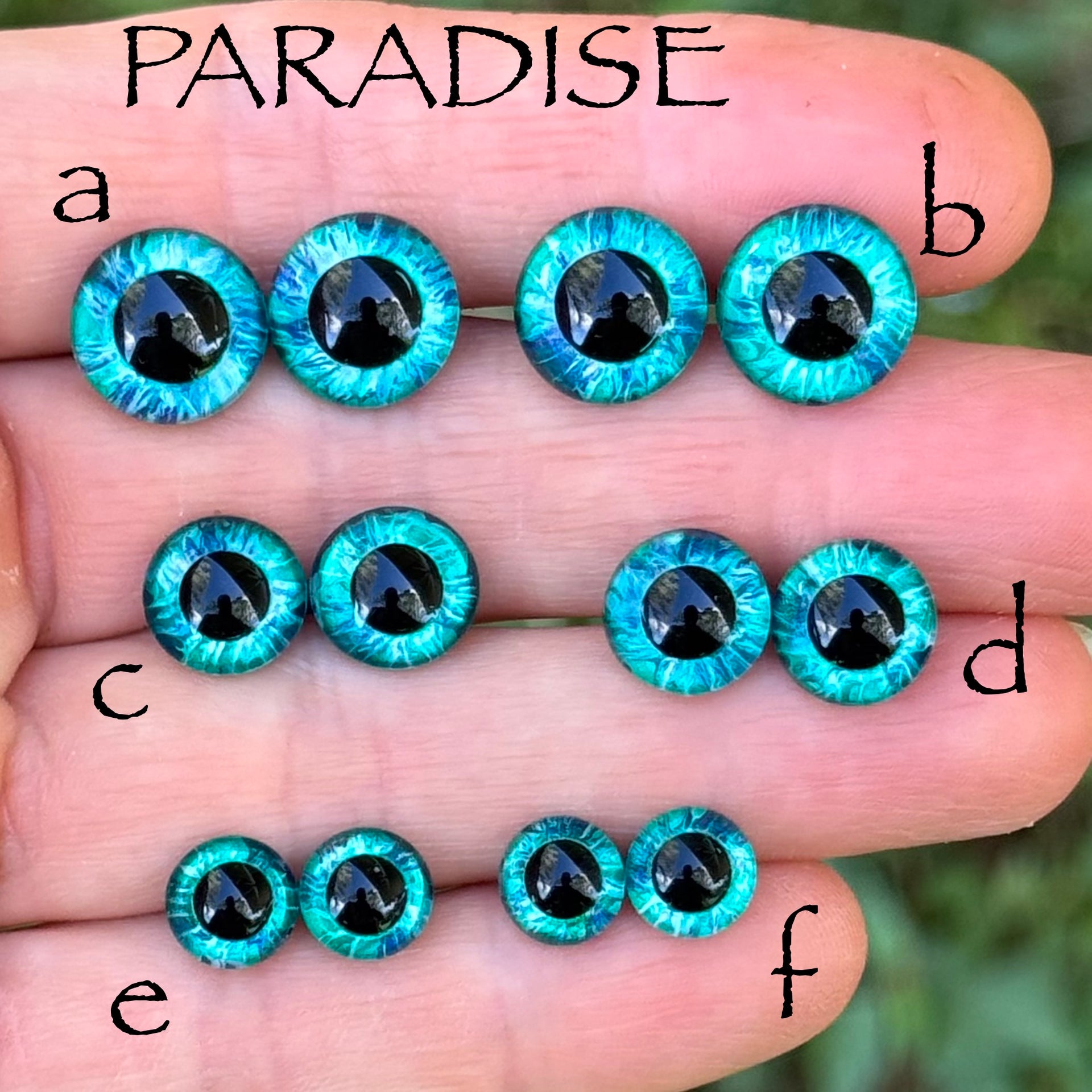 Hand Painted Eyes - Paradise
