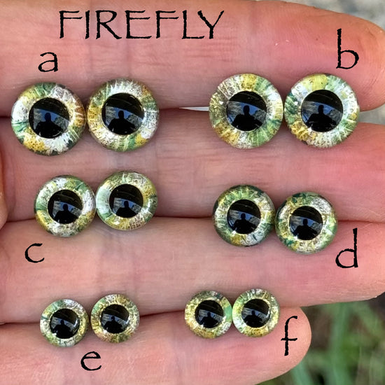 Hand Painted Eyes - Firefly