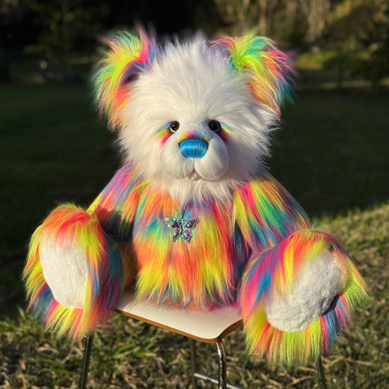 KITS - 32" Flickerglow JUMBO faux fur bear