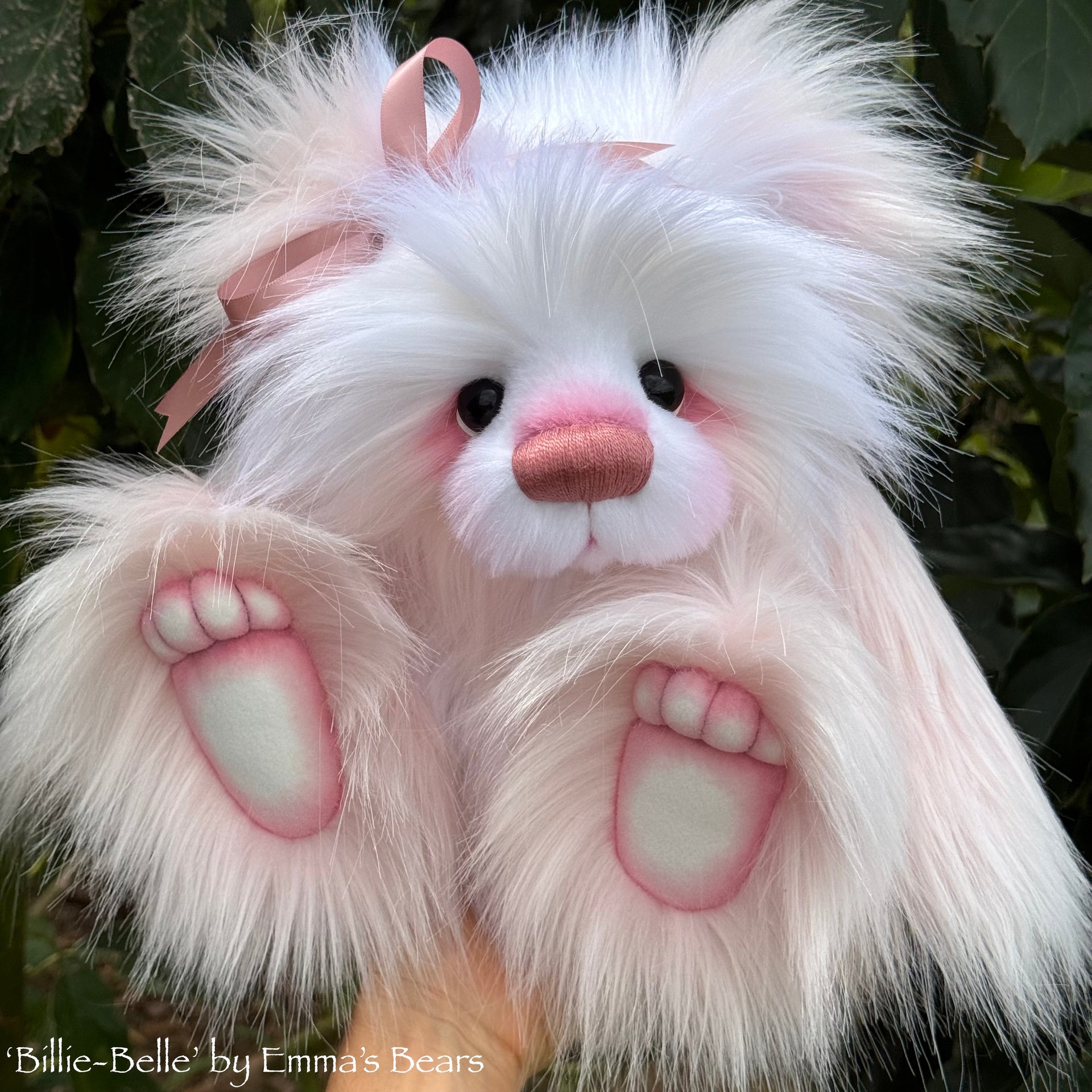 Billie-Belle - 15" faux fur bear by Emmas Bears - OOAK