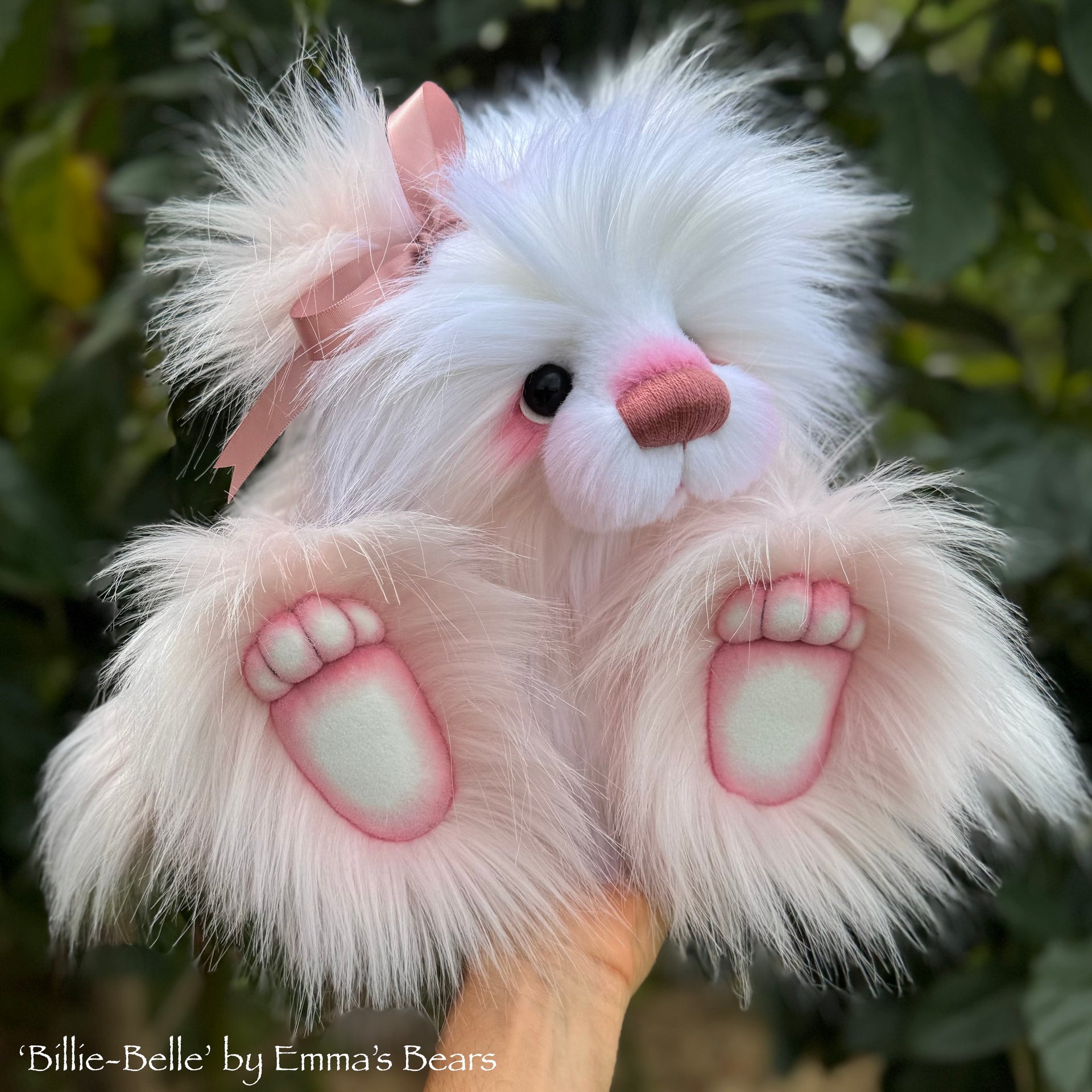 Billie-Belle - 15" faux fur bear by Emmas Bears - OOAK