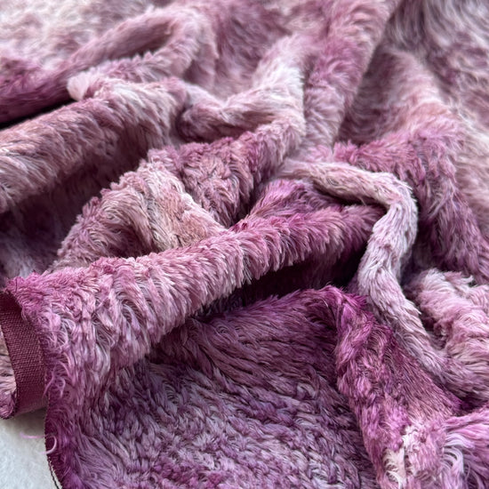 Standard Viscose - Hand Dyed Choc Plum Batik - Fat 1/8m - JUL003