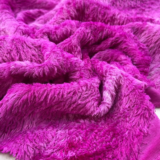 Standard Viscose - Hand Dyed Magenta Batik - Fat 1/8m - JUL005