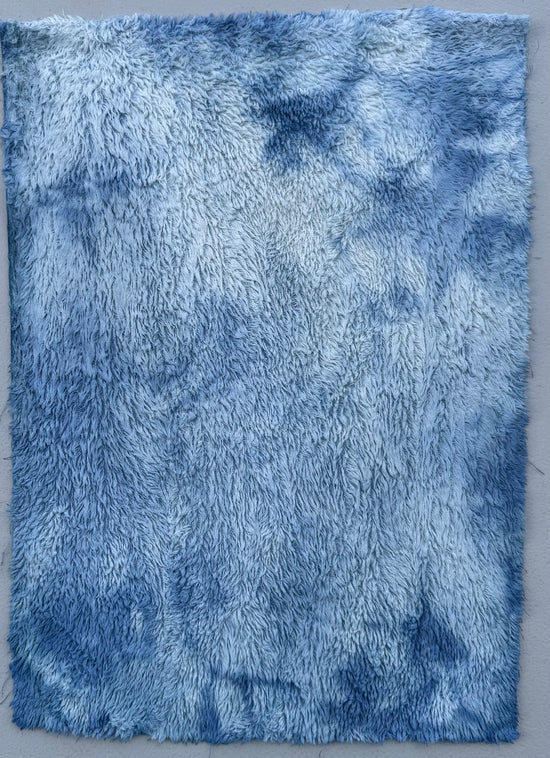 Standard Viscose - Hand Dyed Denim Batik - Fat 1/8m - JUL006