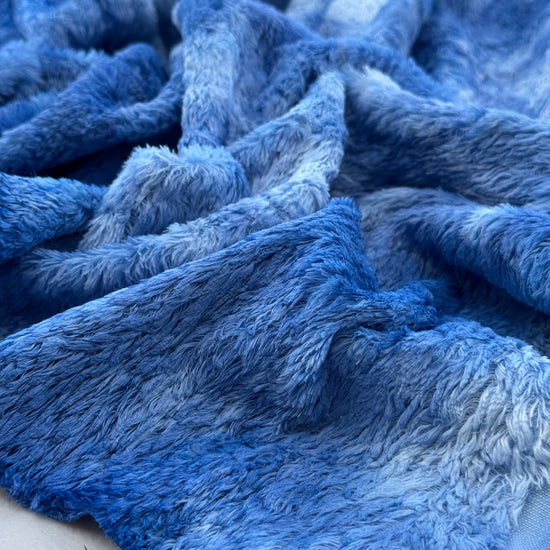 Standard Viscose - Hand Dyed Cornflower Batik - Fat 1/4m - JUL013