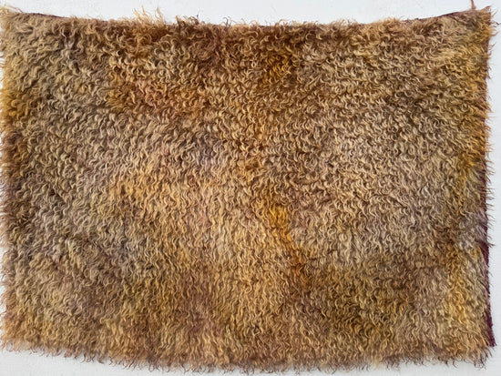 Curlylocks Mohair - Hand Dyed Redwood Bronze Batik - Fat 1/4m - JUL033