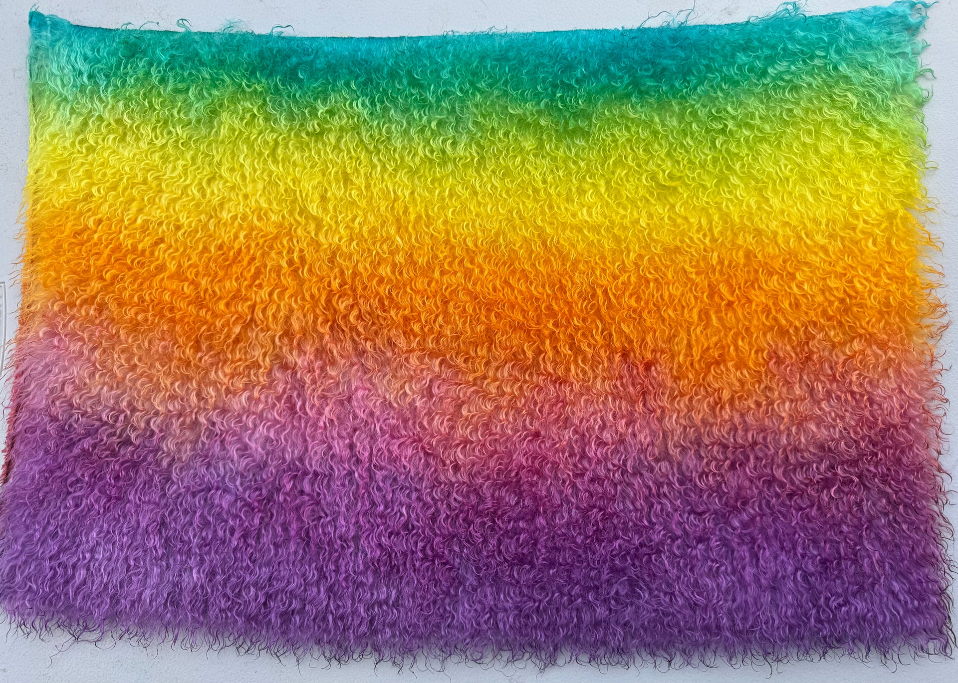Curlylocks Mohair - Hand Dyed Sunset - Fat 1/4m - JUL036