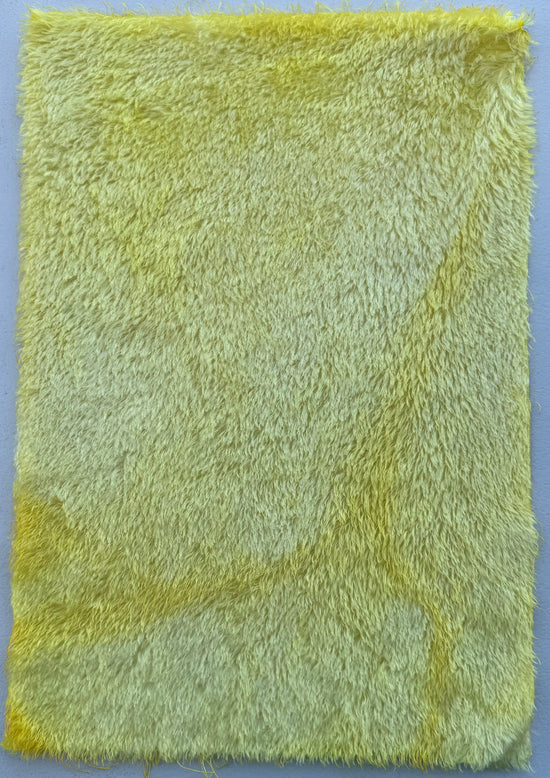 Classic Medium Straight Mohair - Hand Dyed Lemon Batik - Fat 1/8m - JUL060
