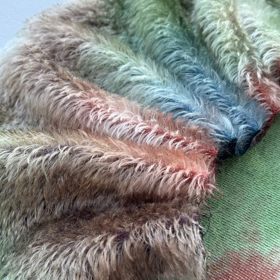 Classic Medium Straight Mohair - Hand Dyed Winter Berries - Fat 1/8m - JUL063