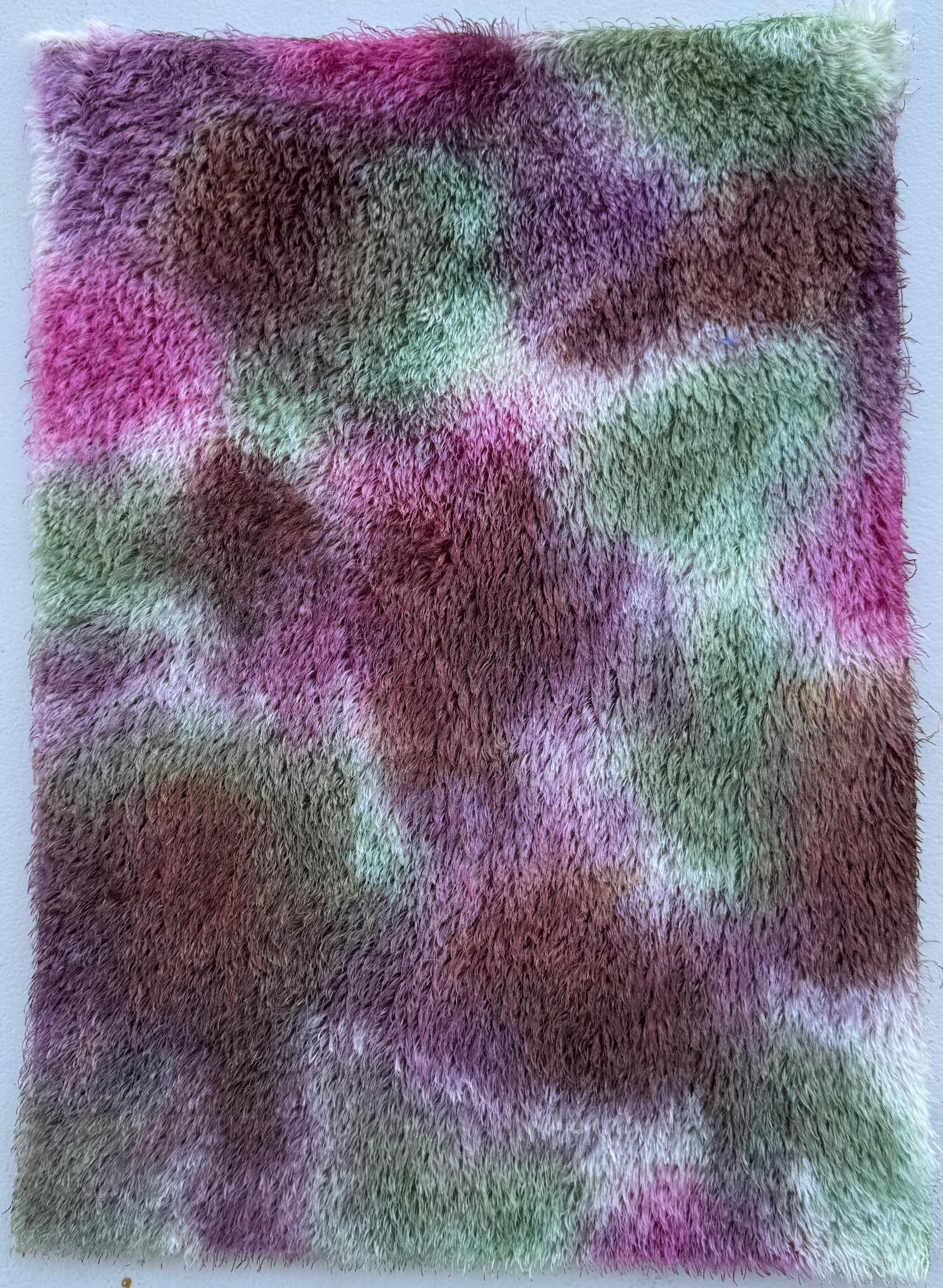 Classic Medium Straight Mohair - Hand Dyed Cottage Garden - Fat 1/8m - JUL066