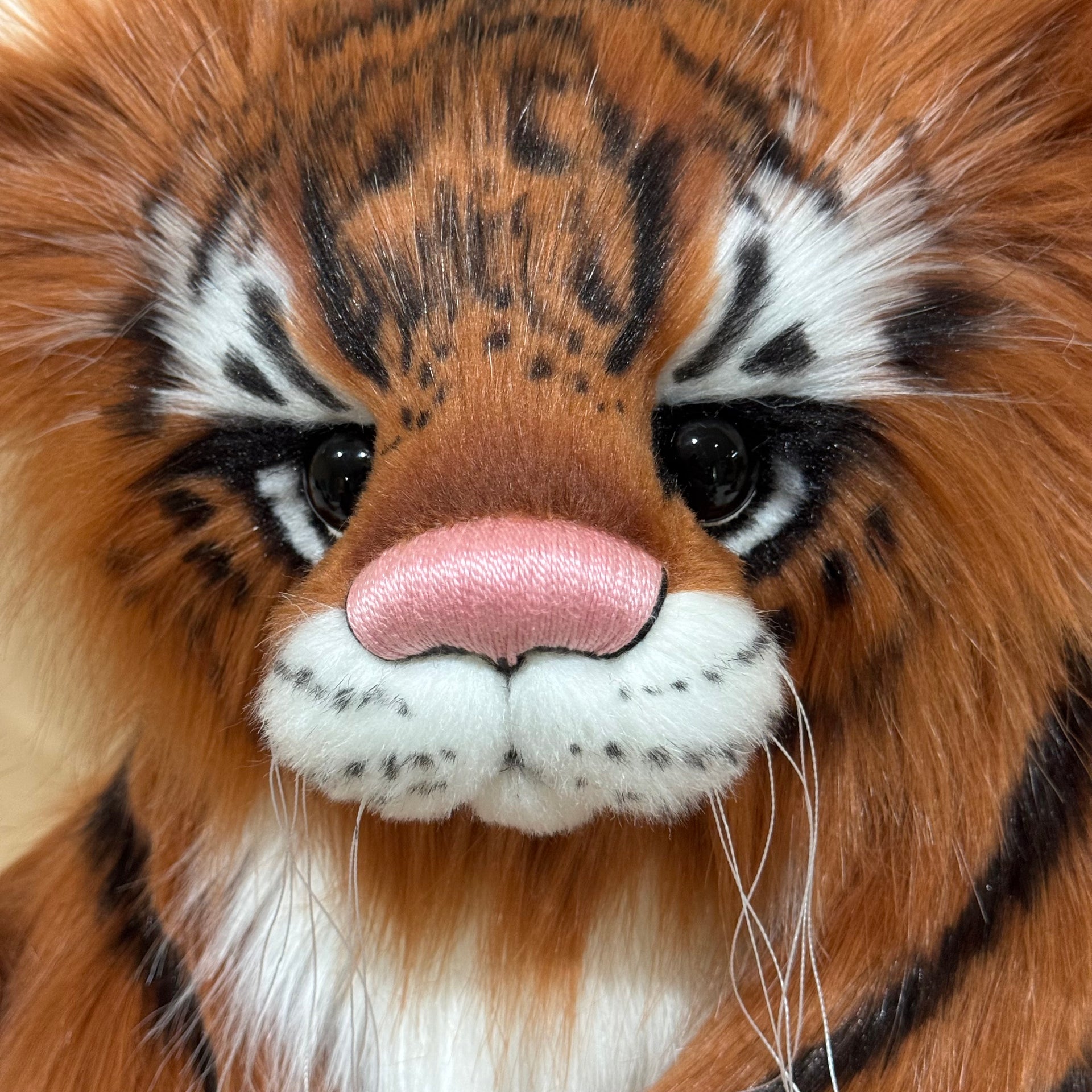 Cedar - 20" Faux Fur Tiger Teddy by Emma's Bears - OOAK