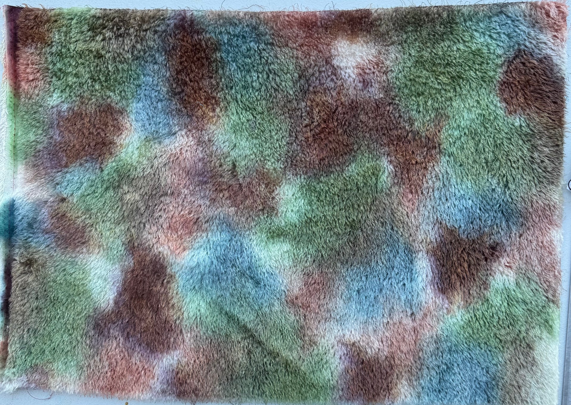 Classic Medium Straight Mohair - Hand Dyed Deep Forest - Fat 1/4m - JUL072