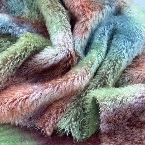 Classic Medium Straight Mohair - Hand Dyed Deep Forest - Fat 1/4m - JUL072