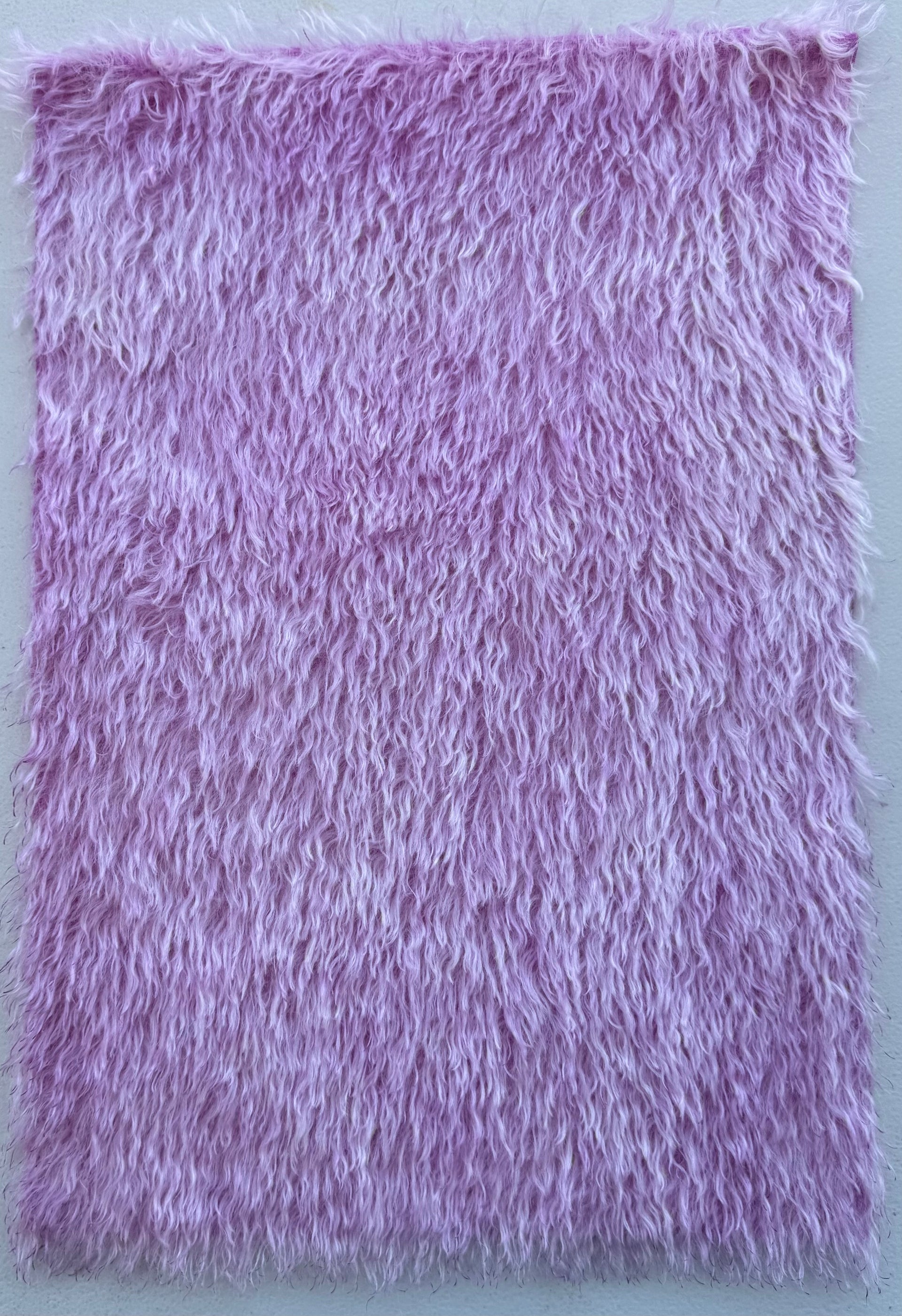 Shaggy 23mm Mohair - Hand Dyed Candy Pink - Fat 1/8m - JUL075